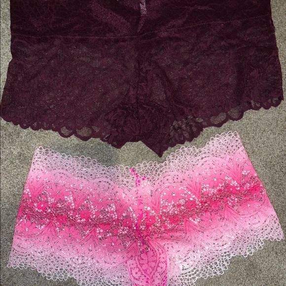 VS PINK Panties Bundle - Shortie, Cheeky, Thong - Picture 3 of 5